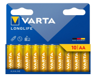 Bateria lub akumulatorek VARTA Longlife AA (10 szt.) 4106101761